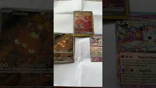 Just pulled these three cards from Pokemon Surging spark booster packs pokemongame pokemon shorts [upl. by Aicercal]