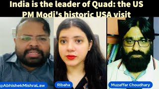 India is the leader of Quad the US PM Modis historic USA visit [upl. by Bigod878]