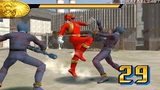 Hyakuju Sentai GaoRanger PS1 One Hit KO Survival Mode HD [upl. by Edvard890]