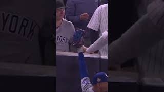 BAN THEM YANKEES FANS GRAB MOOKIE BETTS GLOVE AND HAND [upl. by Guinn58]