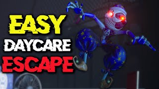 FNAF Security Breach  How To EASILY Escape The Daycare FAST [upl. by Alicia711]