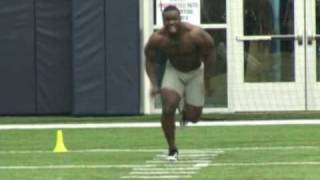 Julius Williams  NFL Pro Timing Day 40 Yard Dash [upl. by Arej]