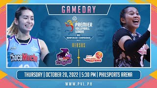 CHOCO MUCHO vs PLDT  GAME 2 OCTOBER 20 2022  2022 PVL REINFORCED CONFERENCE [upl. by Akena]