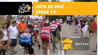 Côte de Brié  Stage 13  Tour de France 2018 [upl. by Venetis487]