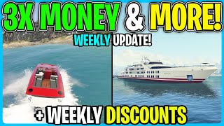 GTA Online WEEKLY UPDATE 3X Money amp More [upl. by Cilurzo]