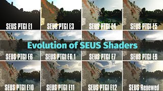 SEUS RayTracing Shaders Comparison  SEUS PTGI Evolution 1161 [upl. by Esile]