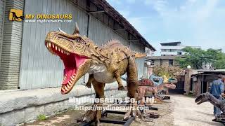 MY DINO  7m Animatronic Carnotaurus Dino Park Attraction [upl. by Volin]