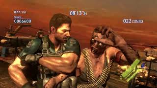 RE6  The Mercenaries  HSF  Solo  Chris DF  1406k [upl. by Hafinah]