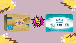 PROMIL GOLD VS NAN OPTIPRO NUTRITION FACTS BASED REVIEW MILK FOR 13 YEARS OLD [upl. by Hoag225]