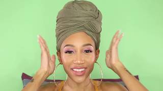 Yes Another Head Wrap Tutorial 4 Ways To Rock Your Head WrapTurban [upl. by Einnig]