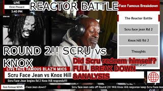 Round 2 Scru Face Jean Not Like Us remix vs Knox Hill Stalker FULL BREAKDOWN AND REACTION [upl. by Eidua400]