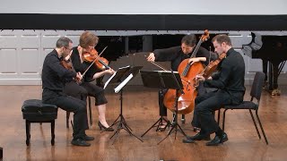 Brentano String Quartet performs Martin Bresnicks quotThe Planet on the Tablequot [upl. by Ardnasella340]