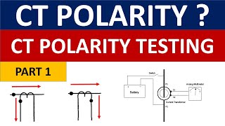 Current transformer polarity PART1 in Hindi polarity of CT [upl. by Filberto]