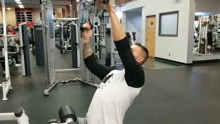 Back Workout With One Handed Supinated Pulldowns [upl. by Eyak]