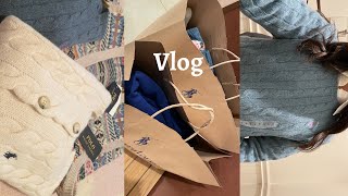 【Haul】 冬服🧶アウトレット🛍ラルフローレン🛒社会人OLの休日秋冬購入品紹介爆買いアウトレット購入品木更津セール冬服購入品 [upl. by Auqkinahs]