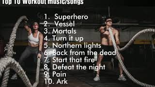 Top 10 songs for Workout Best gym songsmusic English  Workoutgym Motivation February 2019 [upl. by Rebekah]