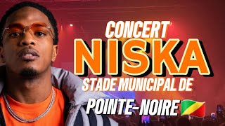 Niska concert stade municipal de Pointenoire 🏟🇨🇬 [upl. by Ellehcyar]