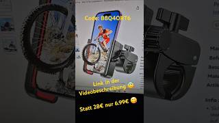 Fahrrad Halterung für Motorrad Scooter  Fahrrad amazon angebote Handy Halterung [upl. by Nybor347]