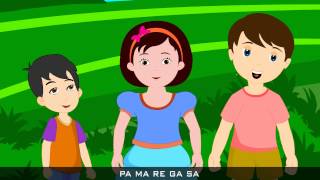 Sare Ke Sare Gama Ko Lekar  Childrens Popular Animated Film Songs [upl. by Archambault321]