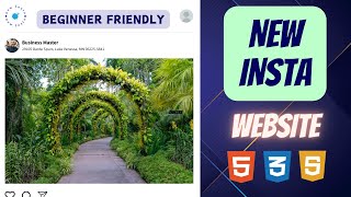 Create a New Insta Website  with HTML CSS and JavaScript  Step By Step Tutorial in Tamil [upl. by Glenna]