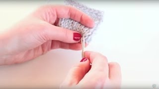 Knitting 101 How to Weave in Ends [upl. by Nitsid298]