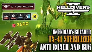 Helldivers 2  Sterilizer Actually Broken Super Helldive Difficulty Terminid MIssion [upl. by Altheta527]