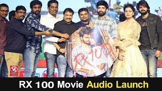 RX 100 Movie Audio Launch  Karthikeya  Chaitan Bharadwaj  V6 News [upl. by Hut]