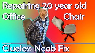 Broken Office Kinnarps Chair Fix  10 minutes [upl. by Ahsiled]