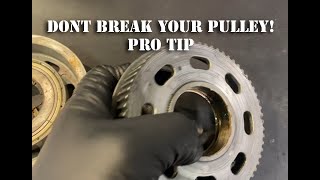 Brose Belt Pulley Sprag Clutch Bearing Replacement Pro Tip [upl. by Ellehsar743]