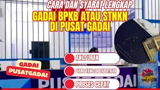 Cara Gadai BPKB di Pusat Gadai dengan Mudah [upl. by Gladdie]