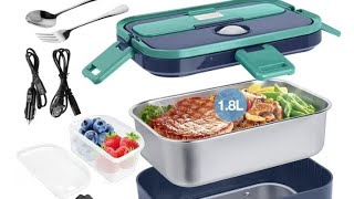 Electric Lunch Box Food Heater Portable Food Warmer Hot Lunch Warmer Heated Lunch Box for Adults [upl. by Mairim]