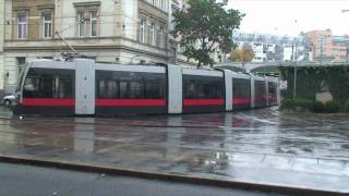 Vienna trams 5  Danube Depot [upl. by Nileak]