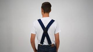 Mens Work Suspenders  NonStretch for Heavy Duty Support [upl. by Bonnice]