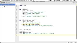 video13 4 Using Python concurrent futures the ThreadPoolExecutor [upl. by Heinrich57]