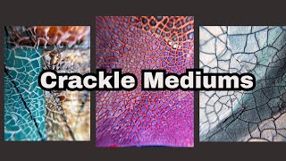 3 crackle paint mediums perfect for mixed media [upl. by Maridel]