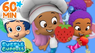 YUMMY FOOD Scenes amp Songs w Nonny 🍏 60 Minute Compilation  Bubble Guppies [upl. by Liggitt]