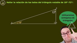 ¿Conoces el triángulo notable de 18°72° [upl. by Goodwin105]