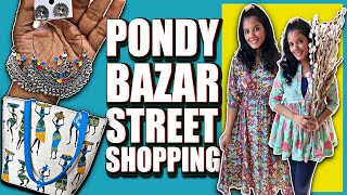 TNagar Pondy Bazar Street Shopping Vlog  Chennai Shopping [upl. by Nylarat]