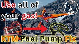 Improved New KTM Fuel Pump  Use all your Fuel [upl. by Roderick]