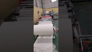 full automatic filter paper pleating machine  auto loading paper in mesh tube 1000mm width [upl. by Balling66]