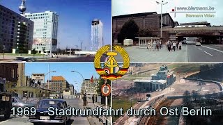 Stadtrundfahrt durch Ost Berlin 1969 [upl. by Oigroig701]