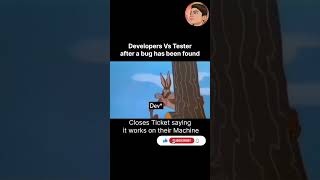 Developers Vs Tester  developer funny trending tester memes developermemes [upl. by Mcquillin251]