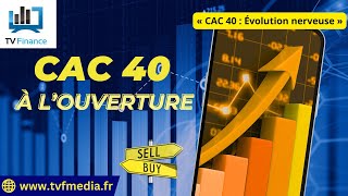 Matthieu Ceronne  « CAC 40  Évolution nerveuse » [upl. by Alarick]