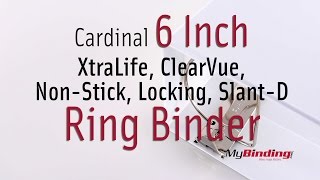 Cardinal 6 Inch Binder  For Serious Organizing and Storage [upl. by Fianna530]