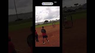 Mens usssa softball tournament home run raining [upl. by Dachia697]