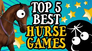 TOP 5 BEST HORSE GAMES [upl. by Otiragram940]