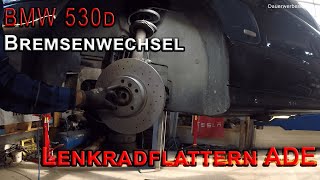 BMW E39 530d  🔧 Bremsen vorne wechseln II Change front brakes 🔧 [upl. by Amikay]