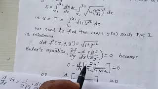 18MAT31 Calculus of variations GeodesicsVTU Q Jan 2020Aug 2020Session59by Prof Madan Talekar [upl. by Dyob]