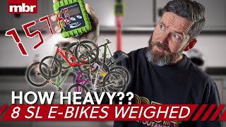 What do the best lightweight ebikes really weigh MBR SL EBike of the Year test part 1 [upl. by Anitram674]