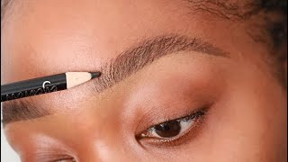 FEATHERED EYEBROW TUTORIAL  DETAILED [upl. by Eileme]